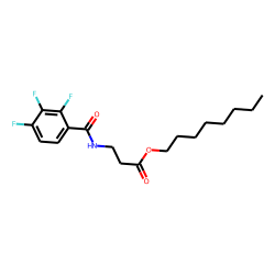 «beta»-Alanine, N-(2,3,4-trifluorobenzoyl)-, octyl ester