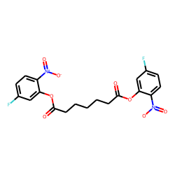 Pimelic acid, di(2-nitro-5-fluorophenyl) ester
