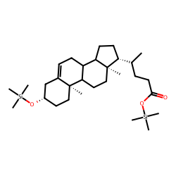 3.beta.-hydroxy-5-chol-24-oate, TMS