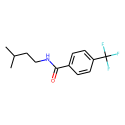 Benzamide, 4-(trifluoromethyl)-N-3-methylbutyl-