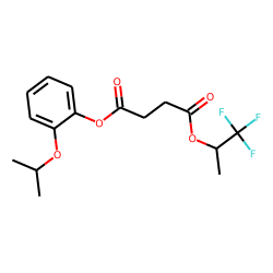 Succinic acid, 1,1,1-trifluoroprop-2-yl 2-isopropoxyphenyl ester