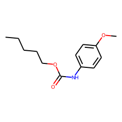 P-methoxy carbanilic acid, n-pentyl ester