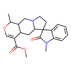 Methyl 1,1'-dimethyl-2-oxo-1',4a',5',5a',7',8',10',10a'-octahydrospiro[indoline-3,6'-pyrano[3,4-f]indolizine]-4'-carboxylate