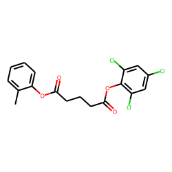 Glutaric acid, 2,4,6-trichlorophenyl 2-methylphenyl ester