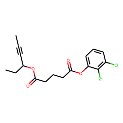 Glutaric acid, hex-4-yn-3-yl 2,3-dichlorophenyl ester