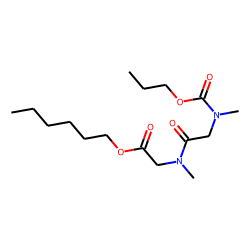 Sarcosylsarcosine, n-propoxycarbonyl-, hexyl ester