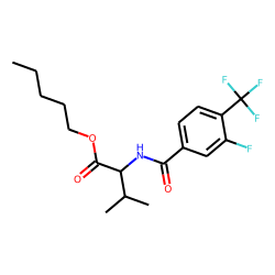 L-Valine, N-(3-fluoro-4-trifluoromethylbenzoyl)-, pentyl ester