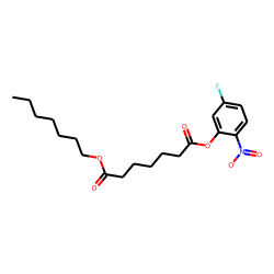 Pimelic acid, heptyl 2-nitro-5-fluorophenyl ester