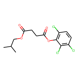 Succinic acid, isobutyl 2,3,6-trichlorophenyl ester