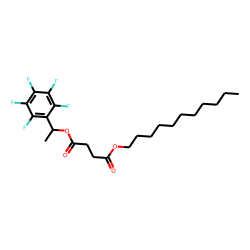 Succinic acid, 1-(pentafluorophenyl)ethyl undecyl ester