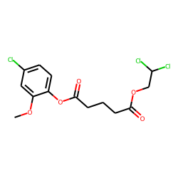 Glutaric acid, 2,2-dichloroethyl 4-chloro-2-methoxyphenyl ester