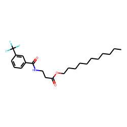 «beta»-Alanine, N-(3-trifluoromethylbenzoyl)-, undecyl ester