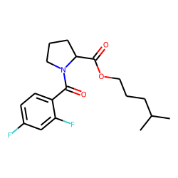 L-Proline, N-(2,4-difluorobenzoyl)-, isohexyl ester