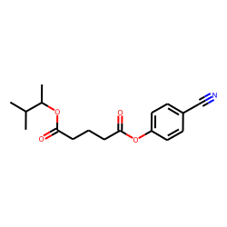 Glutaric acid, 3-methylbut-2-yl 4-cyanophenyl ester