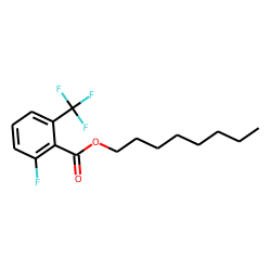 6-Fluoro-2-trifluoromethylbenzoic acid, octyl ester