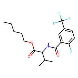 L-Valine, N-(2-fluoro-5-trifluoromethylbenzoyl)-, pentyl ester