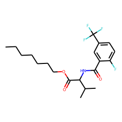L-Valine, N-(2-fluoro-5-trifluoromethylbenzoyl)-, heptyl ester