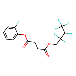 Succinic acid, 2-fluorophenyl 2,2,3,4,4,4-hexafluorobutyl ester
