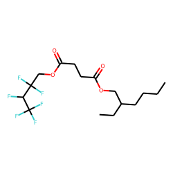 Succinic acid, 2-ethylhexyl 2,2,3,4,4,4-hexafluorobutyl ester