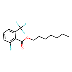 6-Fluoro-2-trifluoromethylbenzoic acid, heptyl ester