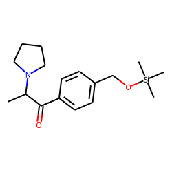 Pyrrolidine, 1-(1-(4-trimethylsilyloxymethylbenzoyl)ethyl)