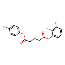 Glutaric acid, 2,3-dichlorophenyl 4-bromophenyl ester