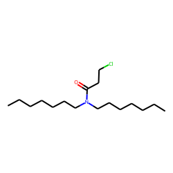 Propanamide, N,N-diheptyl-3-chloro-