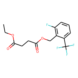 Succinic acid, ethyl 2-fluoro-6-(trifluoromethyl)benzyl ester