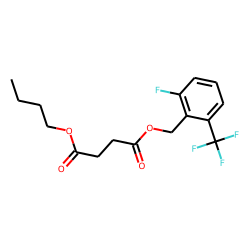 Succinic acid, butyl 2-fluoro-6-(trifluoromethyl)benzyl ester