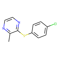 2-(P-chlorophenyl mercapto)-3-methyl pyrazine