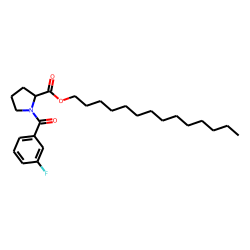 L-Proline, N-(3-fluorobenzoyl)-, tetradecyl ester