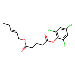 Glutaric acid, pent-2-en-1-yl 2,4,6-trichlorophenyl ester