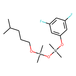 Silane, dimethyl(dimethyl(3,5-difluorophenoxy)silyloxy)isohexyloxy-