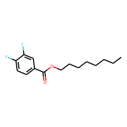 3,4-Difluorobenzoic acid, octyl ester