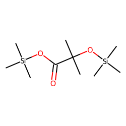 Propanoic acid, 2-methyl-2-[(trimethylsilyl)oxy]-, trimethylsilyl ester