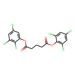 Glutaric acid, 2,4,6-trichlorophenyl 2,3,5-trichlorophenyl ester