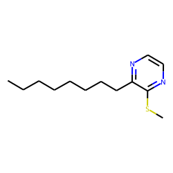 Pyrazine, 2-(methylthio)-3-octyl