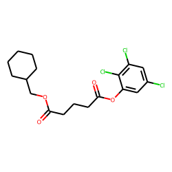 Glutaric acid, cyclohexylmethyl 2,3,5-trichlorophenyl ester