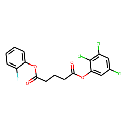 Glutaric acid, 2-fluorophenyl 2,3,5-trichlorophenyl ester