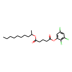 Glutaric acid, dec-2-yl 2,3,5-trichlorophenyl ester