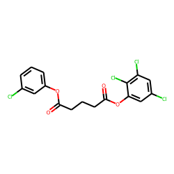 Glutaric acid, 3-chlorophenyl 2,3,5-trichlorophenyl ester