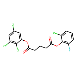 Glutaric acid, 2-chloro-6-fluorophenyl 2,3,5-trichlorophenyl ester