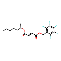 Fumaric acid, pentafluorobenzyl hept-2-yl ester