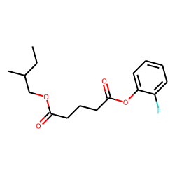 Glutaric acid, 2-fluorophenyl 2-methylbutyl ester