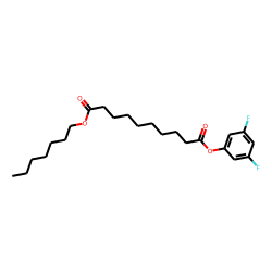 Sebacic acid, 3,5-difluorophenyl heptyl ester