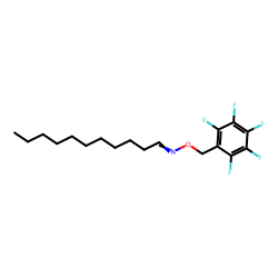 n-Undecanal, O-[(pentafluorophenyl)methyl]oxime