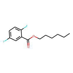 2,5-Difluorobenzoic acid, hexyl ester