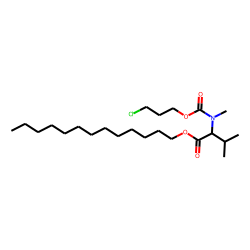 DL-Valine, N-methyl-N-(3-chloropropoxycarbonyl)-, tridecyl ester