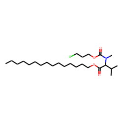 DL-Valine, N-methyl-N-(3-chloropropoxycarbonyl)-, pentadecyl ester
