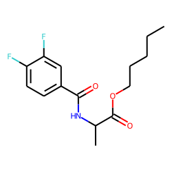 D-Alanine, N-(3,4-difluorobenzoyl)-, pentyl ester